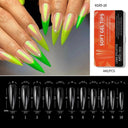 Almond French Coffin Acrylic False Nails Set Enhance Aesthetics Almond French Coffin Acrylic False Nails Set Enhance Aesthetics