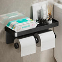 Aluminum Toilet Paper Holder: Durable Bathroom Tissue Rack Aluminum Toilet Paper Holder: Durable Bathroom Tissue Rack