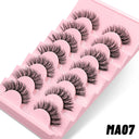 Anime-Inspired Reusable Wispy Cross False Lashes Kit Anime-Inspired Reusable Wispy Cross False Lashes Kit