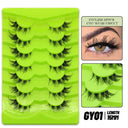 Anime-Inspired Reusable Wispy Cross False Lashes Kit Anime-Inspired Reusable Wispy Cross False Lashes Kit