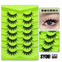 Anime-Inspired Reusable Wispy Cross False Lashes Kit Anime-Inspired Reusable Wispy Cross False Lashes Kit