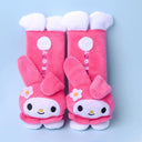 Anime Characters Plush Seat Belt Cover Cute Cartoon Style Anime Characters Plush Seat Belt Cover Cute Cartoon Style