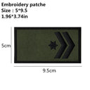 Premium Army Rank 3D Embroidered Patch For Tactical Gear Premium Army Rank 3D Embroidered Patch For Tactical Gear