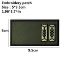 Army Rank 3D Embroidery Sewing Patch High-Quality Tactical Gear Army Rank 3D Embroidery Sewing Patch High-Quality Tactical Gear