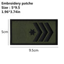 Army Rank 3D Embroidery Sewing Patch High-Quality Tactical Gear Army Rank 3D Embroidery Sewing Patch High-Quality Tactical Gear