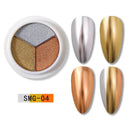 Aurora Blue Chrome Nail Powder Mesmerizing Holographic Sparkle Aurora Blue Chrome Nail Powder Mesmerizing Holographic Sparkle