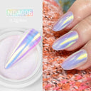 Aurora Chrome Nail Art Kit: Radiant Glitter & Mirror Pigment Aurora Chrome Nail Art Kit: Radiant Glitter & Mirror Pigment