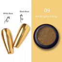 Aurora Chrome Nail Art Kit: Radiant Glitter & Mirror Pigment Aurora Chrome Nail Art Kit: Radiant Glitter & Mirror Pigment