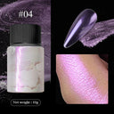 Aurora Chrome Nail Art Kit: Radiant Glitter & Mirror Pigment Aurora Chrome Nail Art Kit: Radiant Glitter & Mirror Pigment