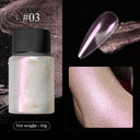 Aurora Chrome Nail Art Kit: Radiant Glitter & Mirror Pigment Aurora Chrome Nail Art Kit: Radiant Glitter & Mirror Pigment