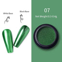 Aurora Chrome Nail Art Kit: Radiant Glitter & Mirror Pigment Aurora Chrome Nail Art Kit: Radiant Glitter & Mirror Pigment