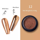 Aurora Chrome Nail Art Kit: Radiant Glitter & Mirror Pigment Aurora Chrome Nail Art Kit: Radiant Glitter & Mirror Pigment