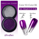 Aurora Holographic Nail Glitter Powder Kit for UV Gel Art Aurora Holographic Nail Glitter Powder Kit for UV Gel Art