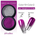 Aurora Holographic Nail Glitter Powder Kit for UV Gel Art Aurora Holographic Nail Glitter Powder Kit for UV Gel Art