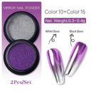 Aurora Holographic Nail Glitter Powder Kit for UV Gel Art Aurora Holographic Nail Glitter Powder Kit for UV Gel Art