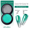 Aurora Holographic Nail Glitter Powder Kit for UV Gel Art Aurora Holographic Nail Glitter Powder Kit for UV Gel Art