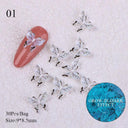 Auroras Butterfly 3D Nail Art Jewelry Unique Acrylic Beads Kit Auroras Butterfly 3D Nail Art Jewelry Unique Acrylic Beads Kit