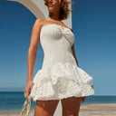 Australia Chic Embroidered Halterneck Dress Trendy Off-the-Shoulder Style Australia Chic Embroidered Halterneck Dress Trendy Off-the-Shoulder Style