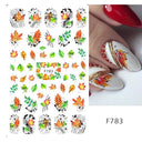 Autumn Splendor Nail Art Stickers Gold Leaf Floral Designs Autumn Splendor Nail Art Stickers Gold Leaf Floral Designs