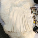 Autumn Winter Knitted Elastic High Waist A Line Mini Skirts Autumn Winter Knitted Elastic High Waist A Line Mini Skirts