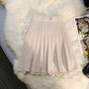 Autumn Winter Knitted Elastic High Waist A-Line Mini Skirts Autumn Winter Knitted Elastic High Waist A-Line Mini Skirts