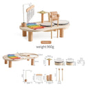 Baby Wooden Musical Instruments Toys Multifunctional Percussion Set Baby Wooden Musical Instruments Toys Multifunctional Percussion Set