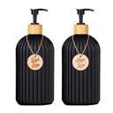 Bamboo Pump Strip Soap Dispenser Stylish Eco-Friendly Bottle Bamboo Pump Strip Soap Dispenser Stylish Eco-Friendly Bottle