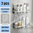 Bathroom Shelf Organizer: Sleek Aluminum Shower Caddy Bathroom Shelf Organizer: Sleek Aluminum Shower Caddy