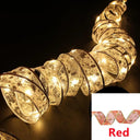 Battery Powered LED Christmas Ribbon Bows For DIY Decor Battery Powered LED Christmas Ribbon Bows For DIY Decor