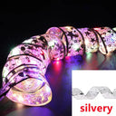 Battery Powered LED Christmas Ribbon Bows For DIY Decor Battery Powered LED Christmas Ribbon Bows For DIY Decor