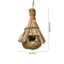 Birds Nest Hanging Grass Bird Cage Rustic Parrot House Decor Birds Nest Hanging Grass Bird Cage Rustic Parrot House Decor