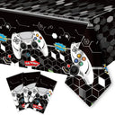 Black And White Video Games Theme Birthday Tableware Set Black And White Video Games Theme Birthday Tableware Set