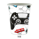 Black And White Video Games Theme Birthday Tableware Set Black And White Video Games Theme Birthday Tableware Set