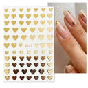 Black Heart Love Nail Stickers for Chic Manicure Decals Black Heart Love Nail Stickers for Chic Manicure Decals