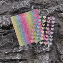 Black Heart Love Nail Stickers for Chic Manicure Decals Black Heart Love Nail Stickers for Chic Manicure Decals