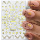 Black Heart Love Nail Stickers for Chic Manicure Decals Black Heart Love Nail Stickers for Chic Manicure Decals