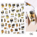 Black Heart Love Nail Stickers for Chic Manicure Decals Black Heart Love Nail Stickers for Chic Manicure Decals