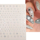 Black Heart Love Nail Stickers for Chic Manicure Decals Black Heart Love Nail Stickers for Chic Manicure Decals