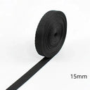 Black Nylon Webbing Tape Backpack Strap Pet Collar Ribbon Black Nylon Webbing Tape Backpack Strap Pet Collar Ribbon