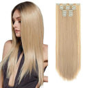 Black Ombre Heat Resistant Hair Extensions 24 Inch Women Black Ombre Heat Resistant Hair Extensions 24 Inch Women