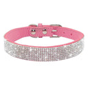 Luxury Rhinestone Flower Pet Collar Shimmering Glam Style Luxury Rhinestone Flower Pet Collar Shimmering Glam Style