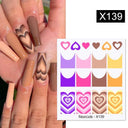 Blooming Butterfly Floral Nail Art Sticker Easy Application Blooming Butterfly Floral Nail Art Sticker Easy Application