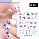 Blooming Butterfly Floral Nail Art Sticker Easy Application Blooming Butterfly Floral Nail Art Sticker Easy Application