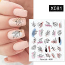 Blooming Butterfly Floral Nail Art Sticker Easy Application Blooming Butterfly Floral Nail Art Sticker Easy Application
