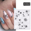 Blooming Butterfly Floral Nail Art Sticker Easy Application Blooming Butterfly Floral Nail Art Sticker Easy Application