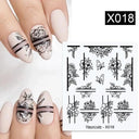 Blooming Butterfly Floral Nail Art Sticker Easy Application Blooming Butterfly Floral Nail Art Sticker Easy Application