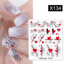 Blooming Butterfly Floral Nail Art Sticker Easy Application Blooming Butterfly Floral Nail Art Sticker Easy Application