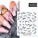 Blooming Butterfly Floral Nail Art Sticker Easy Application Blooming Butterfly Floral Nail Art Sticker Easy Application