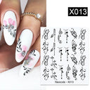 Blooming Butterfly Floral Nail Art Sticker Easy Application Blooming Butterfly Floral Nail Art Sticker Easy Application
