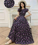 Boho Floral Maxi Dress for Summer Womens Fashion Apparel Boho Floral Maxi Dress for Summer Womens Fashion Apparel